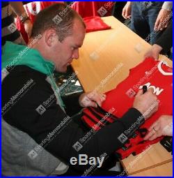 Framed Wayne Rooney Signed 2010-11 Manchester United Baby Shirt Mini Classic F