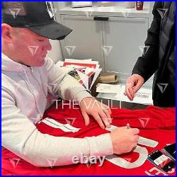 Framed Wayne Rooney Signed Manchester United Shirt 2008 Final Pro
