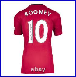 Framed Wayne Rooney Signed Manchester United Shirt 2019/2020, Number 10