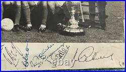 GEORGE BEST plus MANCHESTER UNITED 1964-65 CHAMPIONS SIGNED PHOTO