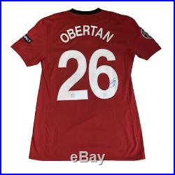 Gabriel Obertan Manchester United match worn shirt unwashed + signed