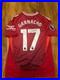 Garnacho Signed Manchester United Home Shirt With COA Included