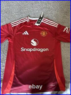 Garnacho Signed Shirt Man Utd 24/25