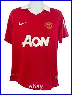 Gary Neville Signed Manchester United Shirt With COA and Photo Proof