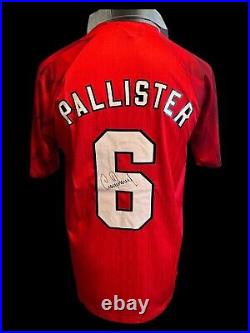 Gary Pallister Manchester United 1994-96 Hand Signed Home Shirt