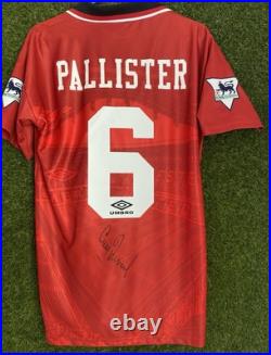 Gary Pallister Signed Manchester United 92/94 Shirt Comes With a COA