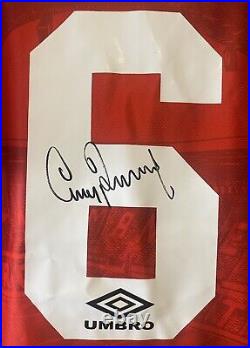 Gary Pallister Signed Manchester United 92/94 Shirt Comes With a COA