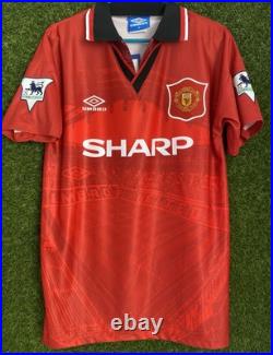 Gary Pallister Signed Manchester United 92/94 Shirt Comes With a COA