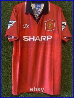 Gary Pallister Signed Manchester United 92/94 Shirt Comes With a COA