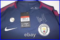 Genuine Manchester City Football Shirt signed by Ilkay Gundogan with Certificate