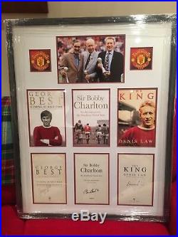 George Best Bobby Charlton Denis Law Manchester United signed