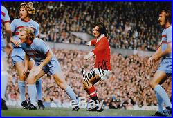 George Best Genuine Hand Signed Inc Photo Proof Manchester United Bobby Moore