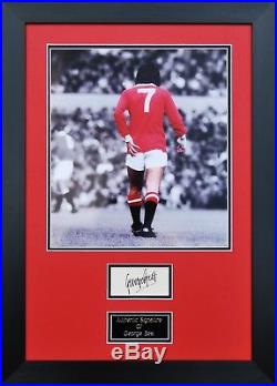 George Best Hand Signed & Certified Manchester United Autograph Memorabilia