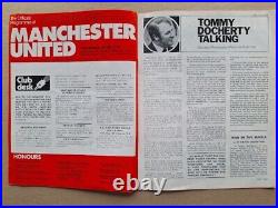 George Best Manchester United Hand-signed Last Old Trafford Match Programme