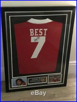 George Best Personally Signed Manchester United Jersey