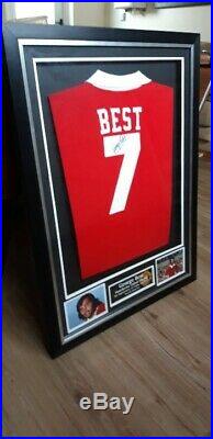 George Best Personally Signed Manchester United Jersey
