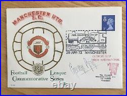 George Best SIGNED Autograph First Day Cover FDC 70 Years Manchester United