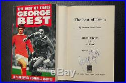 George Best Signed Book'the Best Of Times' Softback Manchester United