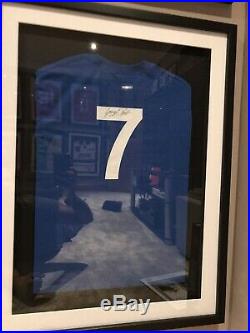 George Best Signed Framed Manchester United 1968 European Cup Final Shirt Busby