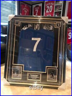 George Best Signed Manchester United 1968 European Cup Champions Shirt Framed