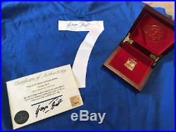 George Best Signed Manchester United 1968 European Cup Final Retro Shirt