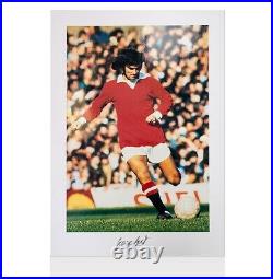 George Best Signed Manchester United Photo Bestie Autograph