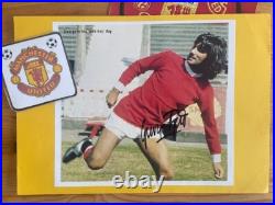 George Best Signed Manchester United Picture