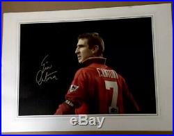 Giant Manchester United Signed Eric Cantona Poster SUPERB ITEM £99