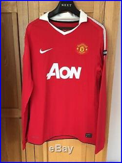Giggs Manchester United Match Worn Shirt. Known Game. Signed. Authenticated