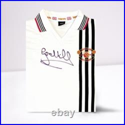 Gordon Hill 1978 (Away) Signed Manchester United Shirt