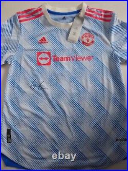 Grace Clinton Signed Manchester United Shirt Football, Autograph, WSL