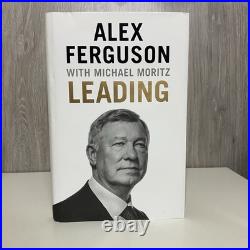 Hand Signed Alex Ferguson Leading Hardback Book / Manchester United Football