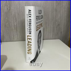 Hand Signed Alex Ferguson Leading Hardback Book / Manchester United Football