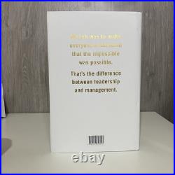 Hand Signed Alex Ferguson Leading Hardback Book / Manchester United Football