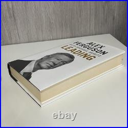 Hand Signed Alex Ferguson Leading Hardback Book / Manchester United Football