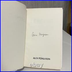 Hand Signed Alex Ferguson Leading Hardback Book / Manchester United Football