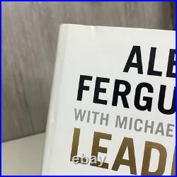 Hand Signed Alex Ferguson Leading Hardback Book / Manchester United Football