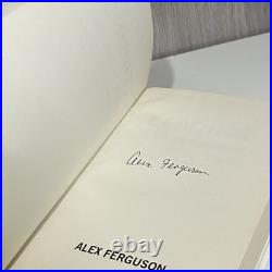 Hand Signed Alex Ferguson Leading Hardback Book / Manchester United Football