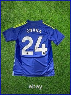 Hand Signed Andre Onana Manchester United 24/25 Gk Shirt Hand Signed Andre Onana Manchester United 24/25 Gk Shirt