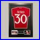 Hand Signed Framed Sesko Display Manchester United Shirt + Coa