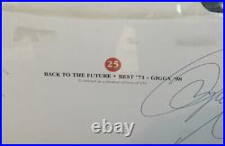 Hand Signed George Best Ryan Giggs Print Manchester United Football Autograph