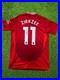 Hand Signed Joshua Zirkzee Manchester United 24/25 Home/away Shirts Proof