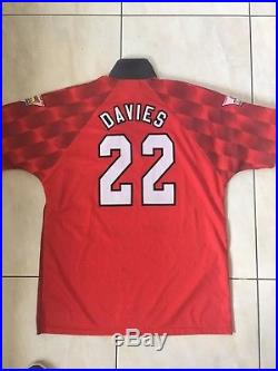 Hand Signed Manchester United Shirt 95/96 Jersey Man Utd