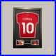Hand Signed Matheus Cunha Framed Manchester United Shirt Display + Proof+coa