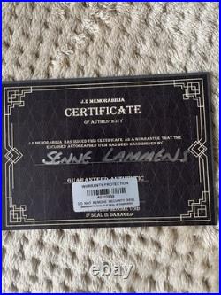 Hand Signed Premiership Player LAMMENS #31 Manchester United New Goalkeeper