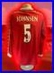Hand Signed RONNY JOHNSEN Manchester United Retro Home Shirt Rare Proof