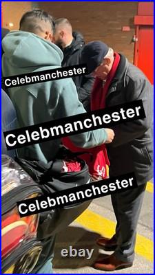 Hand Signed Sir Alex Ferguson Manchester United Home Shirt Proof Hand Signed Sir Alex Ferguson Manchester United Home Shirt Proof