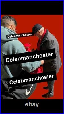 Hand Signed Sir Alex Ferguson Manchester United Home Shirt Proof Hand Signed Sir Alex Ferguson Manchester United Home Shirt Proof