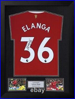 Hand signed Anthony Elanga manchester united Shirt man utd With COA