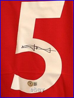 Harry Maguire BAS Beckett Autographed Signed Authentic Manchester United shirt